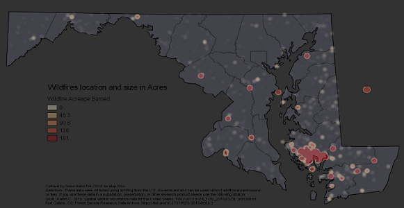 Maryland Wildfires